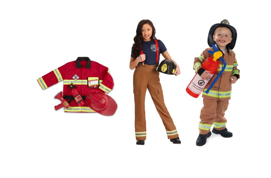 Feuerwehrmann Kostüm für Kinder