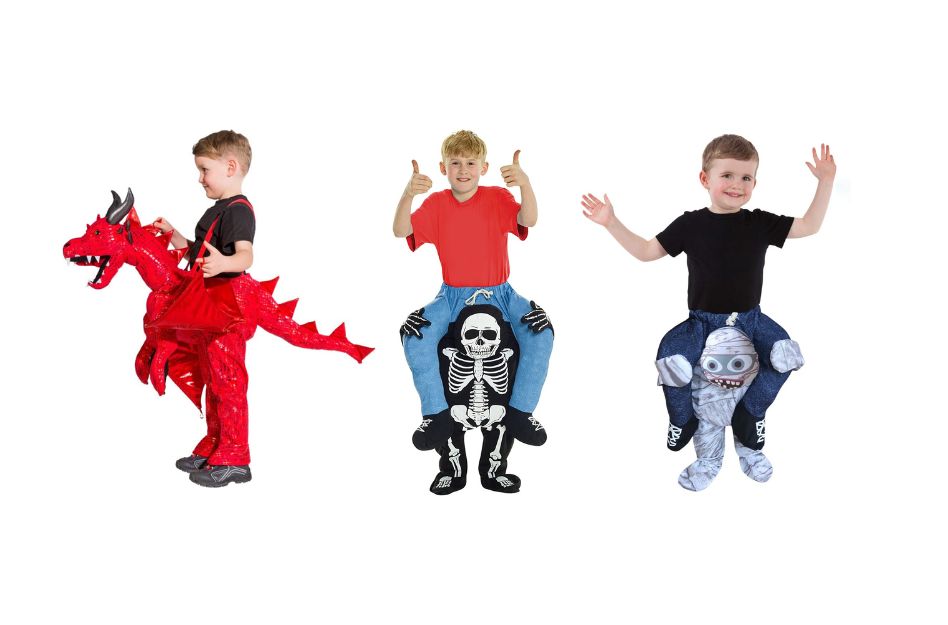 Lustige und kreative Huckepack-Kostüme für Kinder