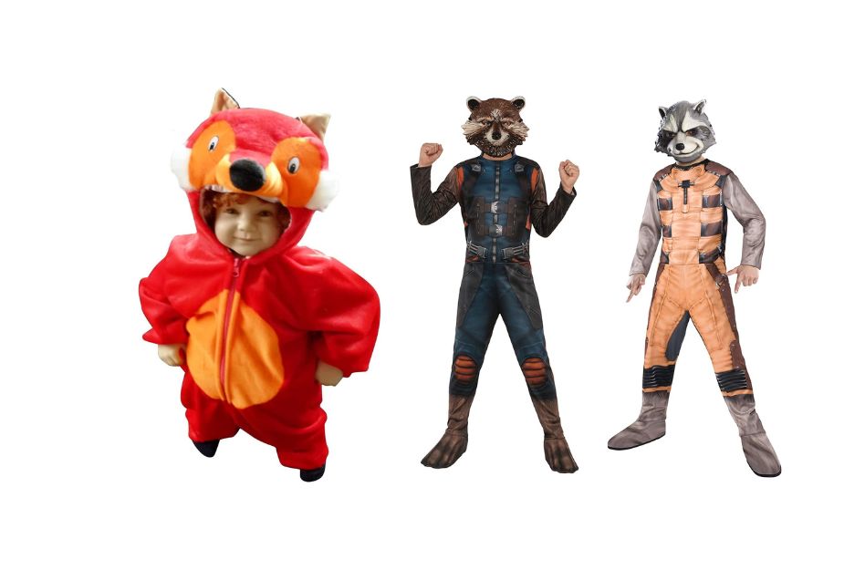 Raccoon Kostüm für Kinder